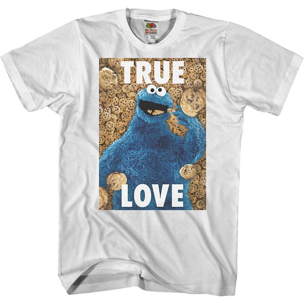 Cookie Monster True Love Sesame Street Tshirt